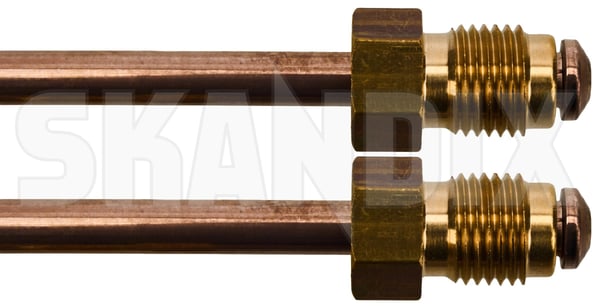 Brake line right Rear axle 9438282 (1042381) - Volvo S80 (-2006) - ОЕ-Numbers: 3524202, 9169138 - Keywords: brake line right rear axle Genuine      abshydraulic abs hydraulic axle rear right unit
