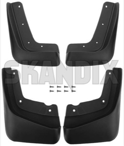 Mud flap front rear Kit for both sides  (1042643) - Volvo XC90 (-2014) - mud flap front rear kit for both sides Own-label both drivers for front kit left passengers rear right side sides