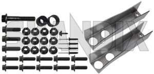 Mounting kit, Towbar 9124963 (1042837) - Volvo 850, C70 (-2005), S70, V70 (-2000) - mounting kit towbar Genuine 