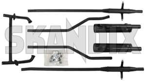 Sports silencer set from Manifold  (1042853) - Saab Sonett III - sports silencer set from manifold Own-label addon add on exhaust for from manifold material pipes two vehicles with