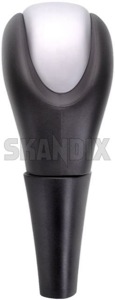 Gear selector Synthetic material 55353138 (1043037) - Saab 9-3 (2003-) - gear selector synthetic material gearlever gearshifter shift knob automatic Genuine material plastic synthetic