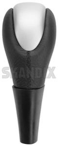 Gear selector Leather 12787182 (1043038) - Saab 9-3 (2003-) - gear selector leather gearlever gearshifter shift knob automatic Genuine leather