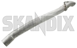 Exhaust pipe hidden Tailpipe 30793511 (1043122) - Volvo S40, V50 (2004-) - exhaust pipe hidden tailpipe Own-label bent hidden tailpipe