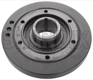Belt pulley, Crankshaft 30585298 (1043223) - Saab 9-3 (-2003), 9-5 (-2010), 900 (1994-) - belt pulley crankshaft Own-label dampener vibration with