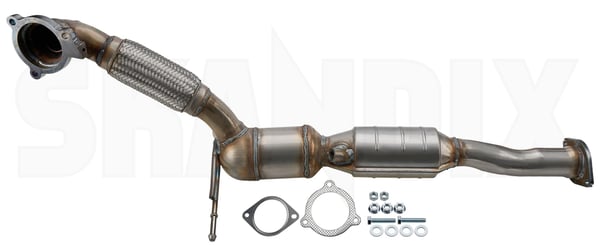 Catalytic converter 8603156 (1043281) - Volvo S60 (-2009), V70 P26, XC70 (2001-2007) - ОЕ-Numbers: 8627553, 8642179, 8642990, 9155903 - Keywords: catalyst catalytic converter catalytic convertor Own-label 