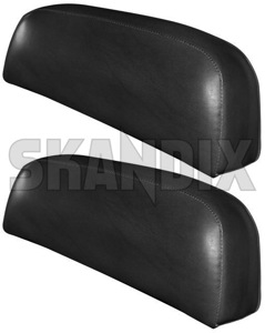 Upholstery Head rest Vinyl black Kit 692659 (1043362) - Volvo 120 130 - upholstery head rest vinyl black kit Own-label 168 503 168503 168 503 417 515 417515 417 515 417b black head kit rest vinyl