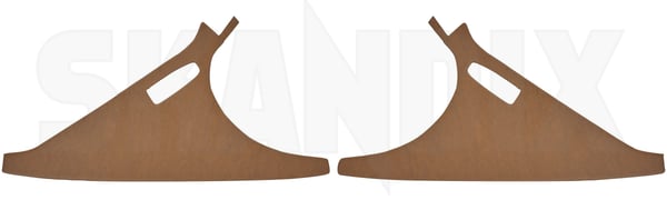 Interior panel C-pillar brown Kit  (1043507) - Volvo P1800 - Keywords: 1800e interior panel c pillar brown kit interior panel cpillar brown kit p1800e Own-label 310 557 310557 310 557 320 558 320558 320 558 both brown cpillar c pillar drivers for kit left passengers right side sides