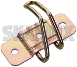 Bracket, Exhaust Rear silencer 3507108 (1043596) - Volvo 700, 900 - bracket exhaust rear silencer hangers holders holding brackets mountings mounts silencermounts Genuine axle for rear rigid section silencer vehicles with