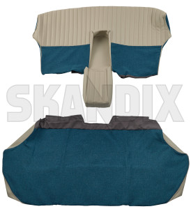Upholstery Rear seat Seat surface Back rest grey turquoise Kit for the entire back seat  (1043705) - Volvo 120 130 - upholstery rear seat seat surface back rest grey turquoise kit for the entire back seat Own-label 18 114 18114 18 114 back backrest backseats bench cushion entire fond for grey kit lower rear rearbench rearseats rest seat seatback seats surface the turquoise upper