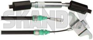 Cable, Park brake front Section 30793827 (1043710) - Volvo XC90 (-2014) - brake cables cable park brake front section handbrake cable parking brake Own-label electrical for front handbrake section vehicles without
