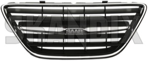 Radiator grill with Emblem black centre 5289681 (1043838) - Saab 9-5 (-2010) - grille radiator grill with emblem black centre Genuine black centre chrome emblem with