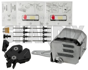 Alarm siren Kit 9162367 (1043929) - Volvo XC90 (-2014) - alarm siren kit alarms drill Genuine addon add on bonnet kit lock material with