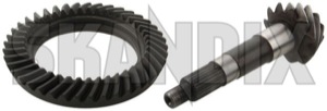 Pinion and crown wheel, Differential 3,73:1 274207 (1044150) - Volvo 120, 130, 220, 140, 164, 200, 700, P1800, P1800ES - 1800e bevel gear p1800e pinion and crown wheel differential 3 73 1 pinion and crown wheel differential 3731 Own-label 3,73 3731 3 73 1 axle m1030 m30 rearaxle rearaxledifferential spicer spiceraxle spicerdifferential spicerrearaxle spicerrearaxledifferential system