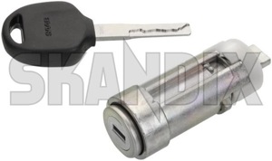 Lock cylinder, Ignition lock  (1044215) - Saab 900 (1994-) - lock cylinder ignition lock locking cylinder Genuine key with