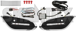 Daytime running lamp LED Upgrade kit  (1044257) - Volvo S60 (2011-2018), V60 (2011-2018) - daytime running lamp led upgrade kit daytime running light drl Own-label abl  abl  abl active bending checked etype e type for headlights installation kit led lights manual rdesign r design upgrade vehicles with without