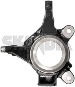 Steering knuckle Front axle right 30884173 (1044587) - Volvo S40, V40 (-2004) - knuckles pivots spindles steering knuckle front axle right swivels wheel bearing carrier Genuine axle front right