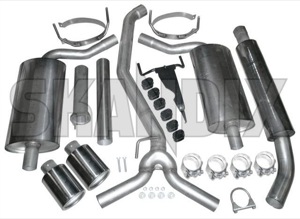 Sports silencer set Stainless steel from Catalytic converter Duplex (1 left/1 right)  (1044752) - Saab 9-3 (2003-) - sports silencer set stainless steel from catalytic converter duplex 1 left 1 right  sports silencer set stainless steel from catalytic converter duplex 1 left1 right ferrita Ferrita abe  abe  1  1 100 100mm 6 addon add on aero apron body catalytic certification converter duplex exhaust for from general guarantee left1 left 1 material mm model pipes rear right right  sport stainless steel two vehicles with without years