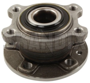 Wheel bearing Rear axle fits left and right 31360027 (1045076) - Volvo S60 (2011-2018), S60 CC (-2018), S80 (2007-), V60 (2011-2018), V60 CC (-2018), V70 (2008-), XC70 (2008-) - wheel bearing rear axle fits left and right Own-label allwheel all wheel and awd axle drive fits hub integrated left rear right with without