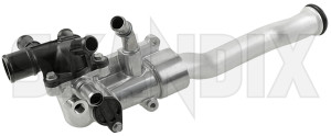 Thermostat, Coolant 12790477 (1045480) - Saab 9-3 (2003-) - thermostat coolant Genuine housing with