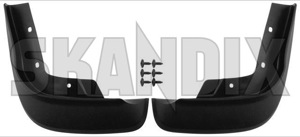 Mud flap front Kit for both sides 31359683 (1045582) - Volvo XC60 (-2017) - mud flap front kit for both sides Genuine addon add on black boards both drivers for front kit left material passengers right running side sides vehicles with without