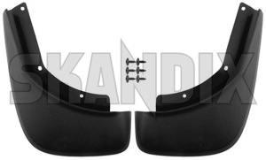 Mud flap rear Kit for both sides 31359684 (1045583) - Volvo XC60 (-2017) - mud flap rear kit for both sides Genuine addon add on black both drivers for kit left material passengers rear right side sides with