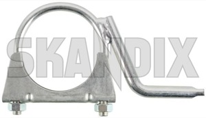 Bracket, Exhaust  (1045721) - Volvo S60 (-2009), S80 (-2006), V70 P26, XC70 (2001-2007), V70, XC70 (2008-) - bracket exhaust hangers holders holding brackets mountings mounts silencermounts Own-label 60 60mm mm part repair