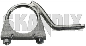 Bracket, Exhaust  (1045728) - Volvo C30, S40, V50 (2004-) - bracket exhaust hangers holders holding brackets mountings mounts silencermounts Own-label 60 60mm mm part repair