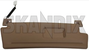 Sonnenblende rechts 8611516 (1046112) - Volvo C70 (-2005) - blende blenden cabrio cabriolet sonnenblende rechts sonnenblenden sonnenschutz Original 17b6 1x6x 2x6x beige beiger rechte rechter rechts rechtsseitig sandfarben seite