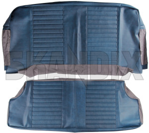 Upholstery Rear seat blue Kit  (1046143) - Volvo 120 130 - upholstery rear seat blue kit Own-label 435 637 435637 435 637 backseats bench blue fond kit rear rearbench rearseats seat seats