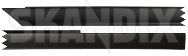 Trim moulding, Glas Side window front right upper black 1325163 (1046194) - Volvo 700, 900 - Keywords: trim moulding glas side window front right upper black window scraper Genuine black front right side upper window