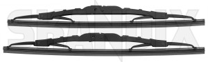 Wiper blade for Windscreen black Kit for both sides 8548810 (1046232) - Saab 90, 99 - wiper blade for windscreen black kit for both sides wipers Own-label 340 340mm 99ems black both cleaning drivers for kit left mm model passengers right side sides window windscreen