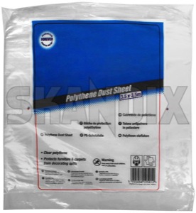 Cover sheeting  (1046256) - universal  - carpet cover cover sheeting dust sheet general sheeting ground cover sheeting plastic sheeting protection cover tarpaulin Own-label 3,5 35 3 5 3,5 35m 3 5m m transparent