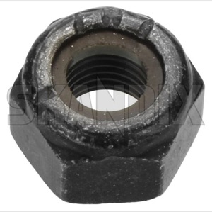 Nut, Control arm mounting 963921 (1046385) - Volvo 300 - ball joint cross brace handlebars nut control arm mounting strive strut wishbone Genuine arm axle axlebracketbushings bracket bushing bushing  control controlarmbushings front