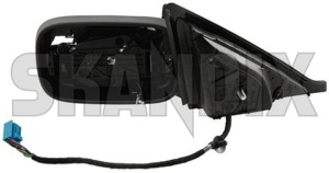 Outside mirror left 30744587 (1046519) - Volvo S40, V50 (2004-), V50 - outside mirror left Genuine actuator adjustment cap cover covering electric electronically foldable folding for glass indicator left lens light memory mirror motor outside with without
