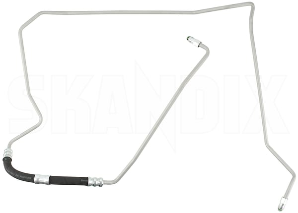Pressure hose, Steering system 8634217 (1046826) - Volvo S60 (-2009), S80 (-2006), V70 P26 (2001-2007) - Keywords: pressure hose steering system Own-label drive for hand left lefthand left hand lefthanddrive lhd power pump rack seals steering vehicles with