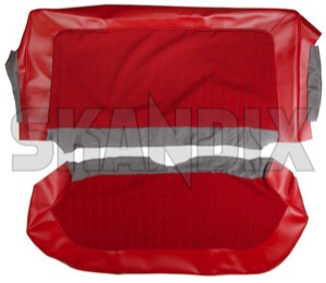 Upholstery Rear seat red Kit  (1047259) - Volvo 120 130 - upholstery rear seat red kit Own-label 150 227 150227 150 227 backseats bench fond kit rear rearbench rearseats red seat seats