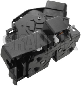 Door lock front right 31253658 (1047331) - Volvo C30, S40, V50 (2004-), S80 (2007-), V70, XC70 (2008-), XC60 (-2017) - door lock front right Genuine central control drive for front hand keyless l201 left lefthand left hand lefthanddrive lhd locking position right secured system vehicles with without