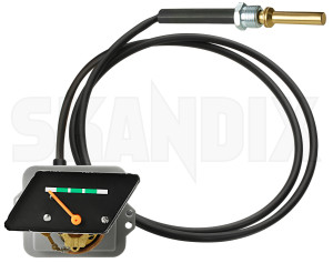 Gauge, coolant temperature with Capillary tube sensor 659236 (1047591) - Volvo 120, 130, 220, PV, P210 - gauge coolant temperature with capillary tube sensor indicator cooling water temperature thermometer water temperature gauge skandix SKANDIX capillary new part sensor tube with