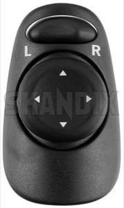 Switch, Exterior mirror adjustment 12782901 (1047606) - Saab 9-3 (2003-) - buttons exterior mirror adjuster exterior mirror adjustment push buttons snaps switch exterior mirror adjustment Genuine electronically foldable memory not without