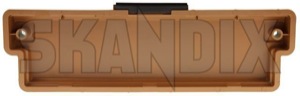 Handle, Trunk panel beige 1386672 (1047676) - Volvo 700, 900 - handle trunk panel beige Genuine beige cover cover  lid trunk