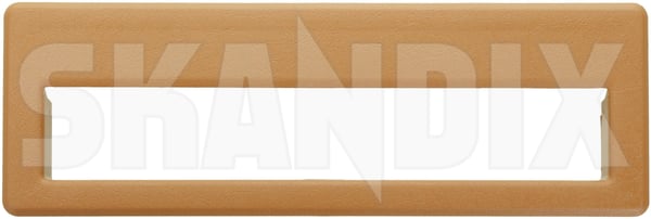 Zierrahmen Innenverkleidung Heckklappengriff 9447255 (1047680) - Volvo 700, 900 - ОЕ-Nummern: 1353802, 1386669 - Keywords: 700 740 744 745 760 764 765 940 944 945 960 964 965 abdeckrahmen estate kombi rahmen wagon zierrahmen innenverkleidung heckklappengriff zierrand zierring Original beige beiger heckklappengriff kofferklappengriff kofferraumklappengriff laderaumklappengriff sandfarben