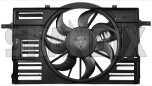 Electrical radiator fan 31261990 (1047758) - Volvo C30, C70 (2006-), S40, V50 (2004-) - cooler cooling fans electrical radiator fan electrically engine fans fan motor Genuine 