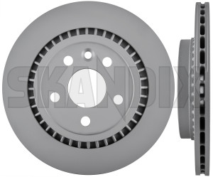 Brake disc Rear axle internally vented 31471033 (1047820) - Volvo XC60 (-2017) - brake disc rear axle internally vented brake rotor brakerotors rotors zimmermann Zimmermann 2 300 300mm additional and axle fits info info  internally left mm note pieces please rear right vented