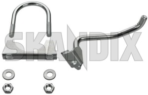 Bracket, Exhaust  (1047834) - Volvo C30, S40, V50 (2004-) - bracket exhaust hangers holders holding brackets mountings mounts silencermounts Own-label 54 54mm mm part repair