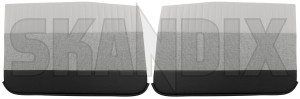 Interior door panel front grey black-white Kit for both sides  (1047910) - Volvo 120 130 - covering covers door cards interior door panel front grey black white kit for both sides interior door panel front grey blackwhite kit for both sides upholstery Own-label 14 112 14112 14 112 blackwhite black white both drivers for front grey kit left passengers right side sides