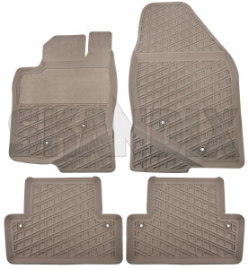Floor accessory mats Rubber beige consists of 4 pieces 39891781 (1047973) - Volvo S60 (-2009) - floor accessory mats rubber beige consists of 4 pieces Genuine 4 9x5x beige consists drive for four hand left lefthand left hand lefthanddrive lhd of pieces rubber vehicles