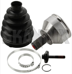 Joint kit, Drive shaft outer  (1048069) - Volvo C30, C70 (2006-), S40, V50 (2004-) - axlejointkit driveaxlejointkit driveshaftheadjointkit halfaxlejointkit halfshaftjointkit headjointkit joint kit drive shaft outer Own-label boot clamps outer with