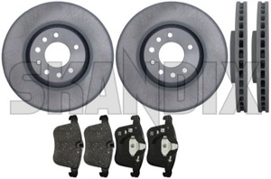 Brake disc Front axle internally vented Kit for both sides  (1048079) - Saab 9-3 (2003-) - brake disc front axle internally vented kit for both sides brake rotor brakerotors rotors Genuine 16 16 16  16 16inch 16 inch 314 314mm ac axle both brake drivers for front inch internally kit left mm pads passengers right side sides vented with