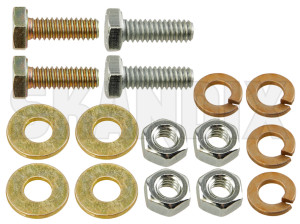 Screw kit, Mud flap rear for both sides  (1048139) - Volvo 140, 164 - screw kit mud flap rear for both sides skandix SKANDIX both drivers for kit left passengers rear right side sides