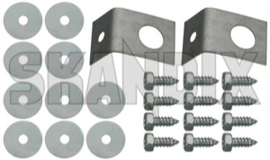 Screw kit, Mud flap rear for both sides  (1048148) - Volvo PV - screw kit mud flap rear for both sides Own-label both drivers for kit left passengers rear right side sides